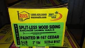 lot 819 image: Maze 3 in. Siding Nails.