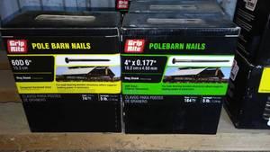 lot 830 image: Grip Rite Pole Barn Nails (5)