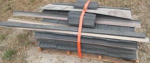 lot 939 image: Metal Shingles, Black.