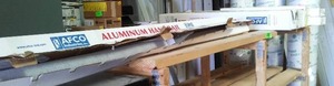 lot 673 image: Aluminum Post Kits, Handrails Kits (9) See Pics for complete details.