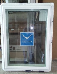 lot 686 image: Vector Casement Window with Screen.