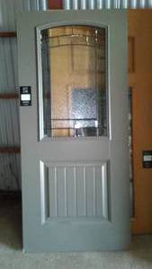 lot 988 image: Bayer 36 in. Slab Exter. Door.