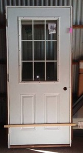 lot 107 image: Manions Pre-Hung Exter. Door, 36 in.