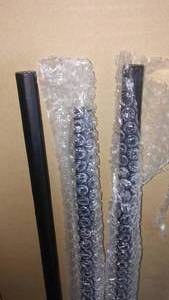 lot 671 image: Metal Rods (7) 44 in. T,  in. Diam.