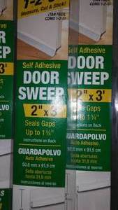 lot 880 image: Frost King EZ Door Sweep (3) 2 in. x 3 ft.