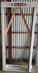 lot 597 image: 32 in. Bayer Acclimated Door Frame.