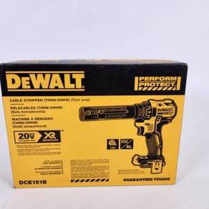 lot 3 image: DeWalt DCE151B Cable Stripper NEW