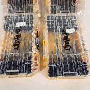 lot 5 image: DeWalt Drill & Bit sets NEW