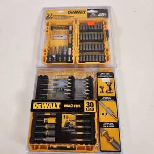 lot 7 image: DeWalt 2 New Sealed Bit Sets