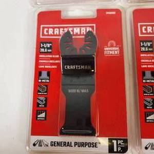 lot 27 image: Lot Of 10 New Craftsman Multi Tool Blade 5, 2 12 and 5, 1 18