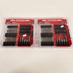 lot 34 image: 2 47pc Craftsman Bit Driver Sets