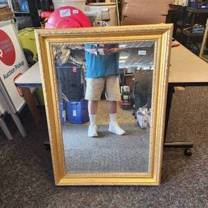 lot 43 image: Big Beautiful Framed Mirror Measurements in the pictures