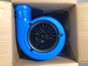 B-Air 14 HP Air Mover Blower Fan for Water Damage Restoration Carpet Dryer Floor Home and Plumbing Use in Blue  Customer Returns See Pictures