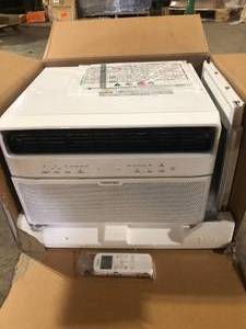 Toshiba 8,000 BTU 115-Volt Smart Wi-Fi Touch Control Window Air Conditioner with Remote for upto 350 sq. ft. Customer Returns See Pictures
