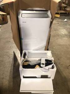 Toshiba 6,000 BTU (10,000 BTU ASHRAE) 115-Volt Smart Wi-Fi Portable Air Conditioner for upto 250 sq. ft.  Customer Returns See Pictures