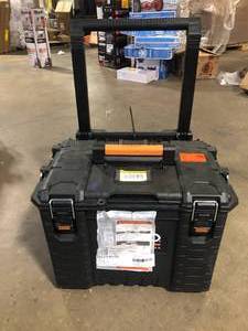 RIDGID Pro Gear System Gen 2.0 Stackable Rolling Tool Box and Compact Tool Box Customer Returns See Pictures