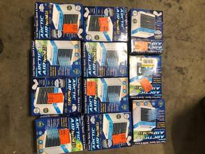 Lot of  ARCTIC AIR 76 CFM 4 Speed Portable Evaporative Cooler for 45 sq. ft.  Customer Returns See Pictures