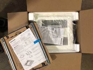 Panasonic WhisperFit DCLED, Pick-A-Flow 50,80,110 CFM ENERGY STAR Quiet Ceiling Bathroom Exhaust Fan, Flex-Z Fast Install Bracket   Customer Returns See Pictures