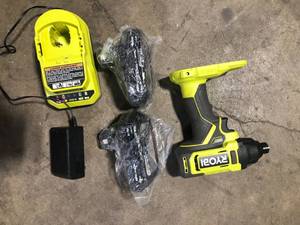 RYOBI ONE 18V Cordless 14 in. Impact DrillDriver Kit with (2) 1.5 Ah Batteries and Charger Customer Returns See Pictures