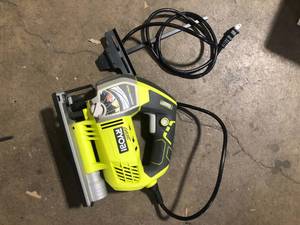 RYOBI 6.1 Amp Corded Variable Speed Orbital Jig Saw with SPEEDMATCH Technology  Customer Returns See Pictures