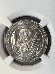 2020 AMERICAN SAMOA PARK QUARTER NGC MS68