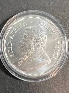 2021 SOUTH AFRICAN KRUGERRAND 1 TROY OZ .999 FINE SILVER IN AIRTITE