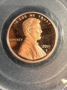 2005-S US LINCOLN CENT PCGS PR69RD DCAM