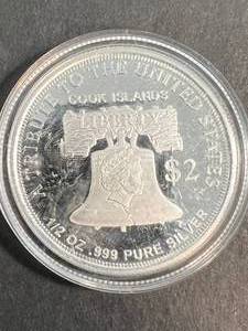 � TROY OZ .999 FINE SILVER DOUBLE EAGLE ROUND IN AIRTITE