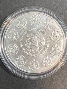 2019 MEXICAN PLATA PURA 1 TROY OZ .999 FINE SILVER IN AIRTITE