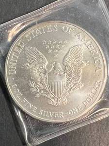 2003 AMERICAN SILVER EAGLE 1 TROY OZ .999 FINE SILVER