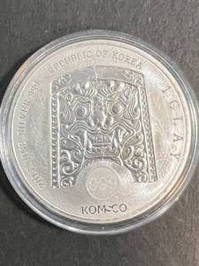 1 TROY OZ .999 FINE SILVER 2017 REPUBLIC OF KOREA ROUND IN AIRTITE