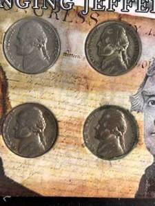 CHANGING JEFFERSON 4 COIN SET