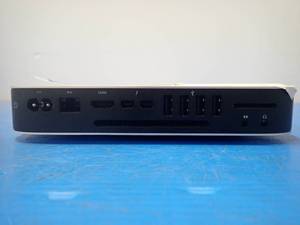 lot 58 image: Apple&nbspMacmini7,1 Mini PC &nbspINTEL CORE I5-4278U 2.6 Ghz  16GB of storage  NO HD  Includes power cable  Minor blemishes and scratches on case