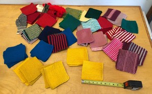 lot 161 image: LARGE Lot of Hand Made Crocheted Pot Holders