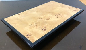 lot 221 image: Unused Mappa Burl ServingFood Standing Tray