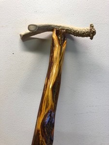 lot 227 image: Hand Carved Walking Stick #2