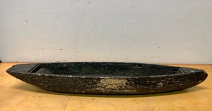 lot 302 image: Original 1920s era Folk Art Painted Wood Pond Boat
