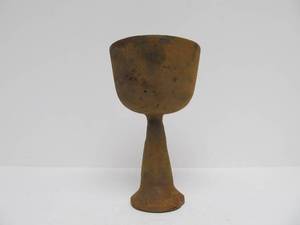 lot 13 image: Vintage Cast Iron Chalice