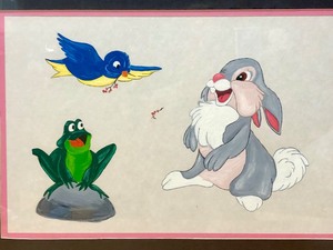 lot 326 image: Original Old Hand Painted Artwork for Disneys 