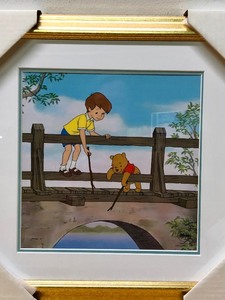 lot 328 image: Framed DISNEY Limited Edition Sericel - Winnie the Pooh - Summer Games