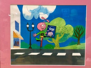 lot 337 image: Vintage 1980s Original Production Cel for Quisp Cereal Commercial