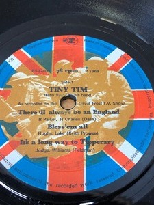 lot 349 image: Group including TINY TIM Vinyl Records & Vintage Laugh-In 1969 Magazine wTiny Tim cover