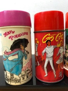 lot 380 image: Lot of 5 Vintage Lunchbox Thermoses #20