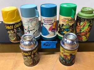 lot 386 image: Lot of Vintage Lunchbox Thermoses #26