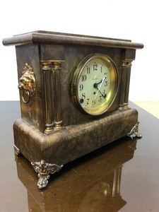 lot 113 image: Antique Seth Thomas Ornate Mantel Clock