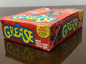 lot 418 image: Full Box of Vintage 1970s GREASE Trading Cards - 36 Unopened Packs