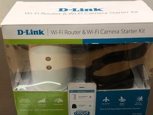 lot 420 image: Brand New D-LINK Wi-Fi Router & Wi-Fi Camera