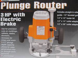 lot 79 image: NEW IN BOX Chicago Electric Plunge Router
