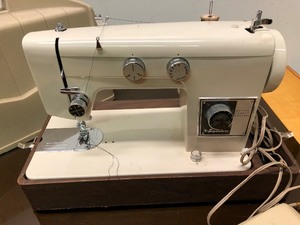 lot 102 image: Working Vintage SIGNATURE Sewing Machine wCase & Foot Pedal