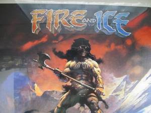 lot 452 image: Vintage 1983 Frank Frazetta Fire And Ice Original Movie Poster 41